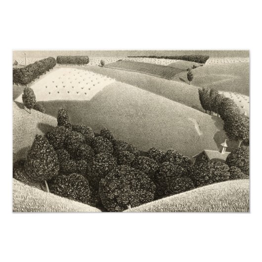 15. Juli 1938 von Grant Wood Fotodruck (Vorne)