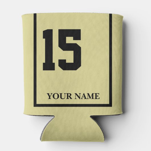 15 Khaki Horse Saddle Blanket Custom Dosenkühler (Rückseite)