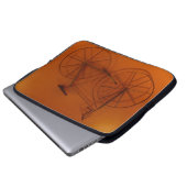 15" Laptop-Hülsen-Fahrrad-Schatten Laptopschutzhülle (Vorne Knopf)