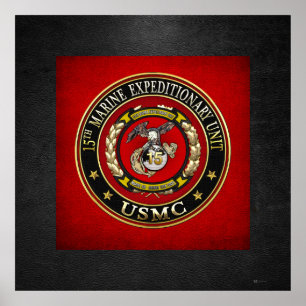 15. Marine Expeditionary Unit (15. MEU) [3D] Poster