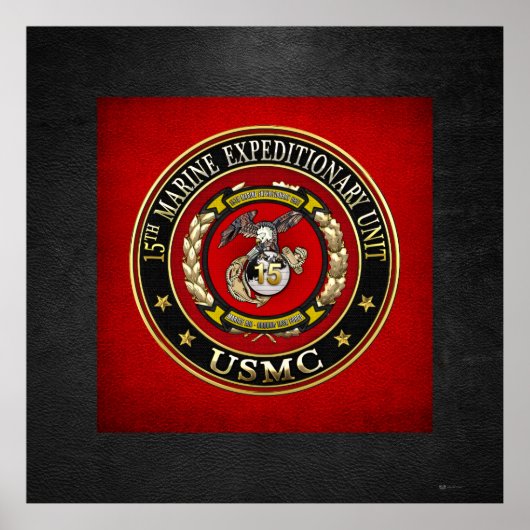 15. Marine Expeditionary Unit (15. MEU) [3D] Poster (Vorne)