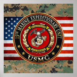 15. Marine Expeditionary Unit (15. MEU) [3D] Poster