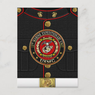 15. Marine Expeditionary Unit (15. MEU) [3D] Postkarte