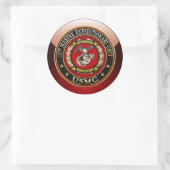 15. Marine Expeditionary Unit (15. MEU) [3D] Runder Aufkleber (Tasche)