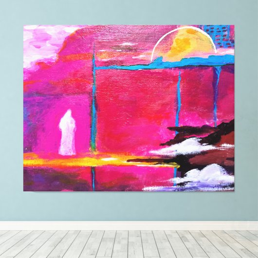 15 Minuten Leinwanddruck (Insitu (Holzboden))