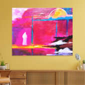 15 Minuten Leinwanddruck (Insitu (Wohnzimmer))