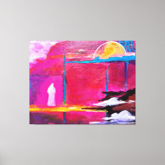 15 Minuten Leinwanddruck