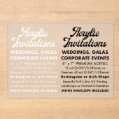 15 ml Mattierte Acryleinladung (Landschaft) Acryleinladungen (Vorderseite)