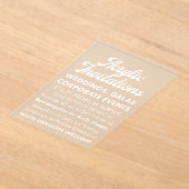 15 ml Mattierte akryllische Einladung (Ablage )