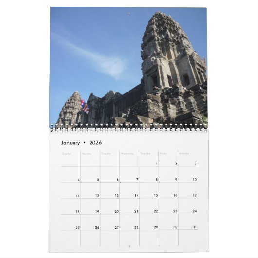 15 Monate 2025 Kalender (Jan 2026)