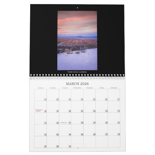 15-monatiger Kalender des New Mexiko, 2019-2020 (Mär 2026)