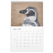 15-monatiger Pinguin-Kalender mit Beschreibung 202 Kalender (Mär 2027)