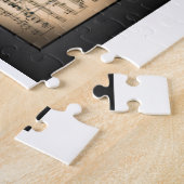 15 Musikinstrumente ~ Sheet Music Background Ji Puzzle (Seite)