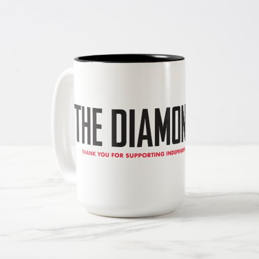 15 oz 2 Töne Kaffee Tasse (Vorderseite Links)