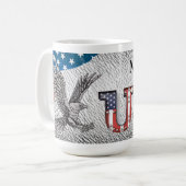 15 oz. Becher Kaffeetasse (Vorderseite Links)