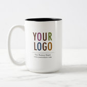 15 oz Benutzerdefinierte Tasse mit Business-Logo (Links)