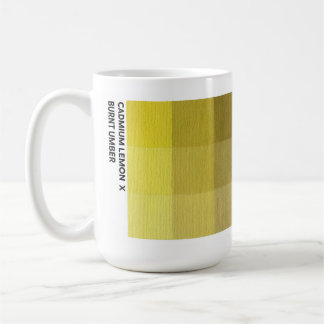 15 oz Cadmium-Lemon x Gebrannte Umber Tasse