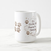 15 oz Cat Mama Tasse - Powered by Purrs, gespeist (VorderseiteRechts)