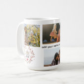 15 oz Custom Floral Heart Tasse (Vorderseite Links)