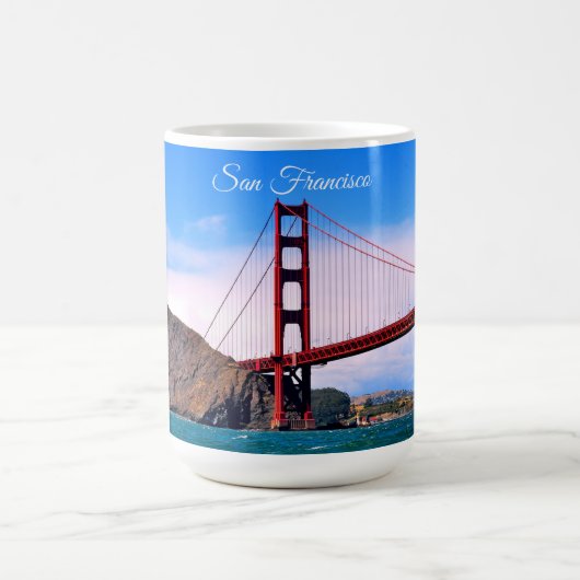 15 oz GOLDEN GATE BRIDGE SAN FRANCISCO KAFFEE TASS Kaffeetasse (Mittel)
