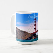 15 oz GOLDEN GATE BRIDGE SAN FRANCISCO KAFFEE TASS Kaffeetasse (Vorderseite Links)