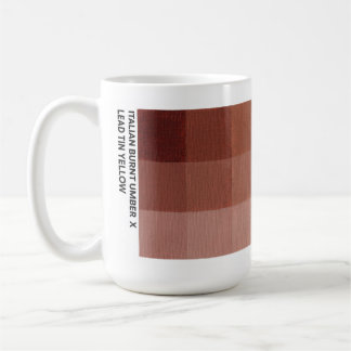 15 oz Italienisches Gebranntes Sienna x Blei-Zinn- Kaffeetasse