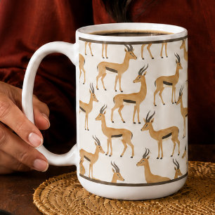 15 OZ. KAFFEE-TASSE - "GAZELLE PRINTx" Kaffeetasse