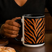 15 OZ. KAFFEE-TASSE - "TIGRESS-DRUCK" TASSE