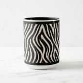 15 OZ. KAFFEE-TASSE - "ZEBRA-DRUCK" TASSE (Zentrum)