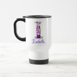 15 oz Lavender Lila Mit Monogramm Kaffee Reisen Reisebecher