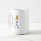 15 oz Logocoffee Tasse für Mitarbeiterwerbung (Vorderseite Links)