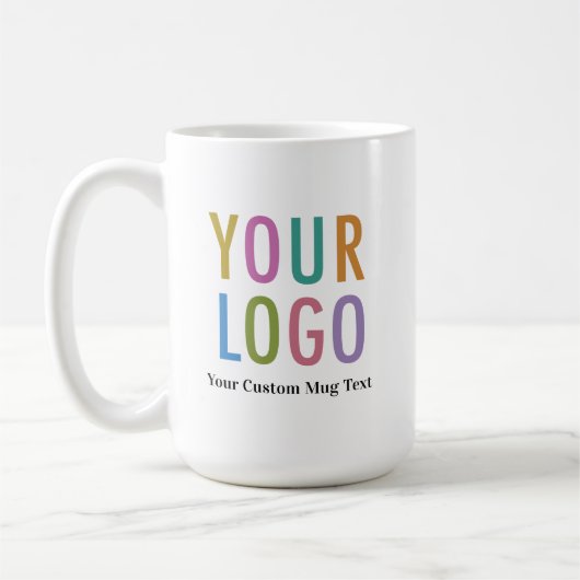 15 oz Logocoffee Tasse für Mitarbeiterwerbung (Links)