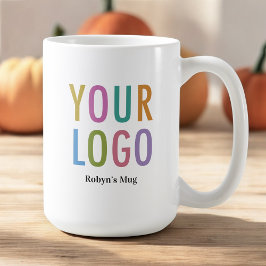 15 oz Logocoffee Tasse für Mitarbeiterwerbung