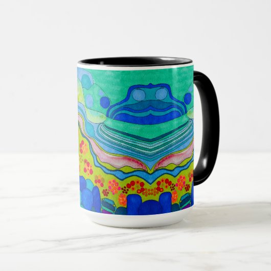 15 oz TASSE "AMERIKA DAS SCHÖNE (VorderseiteRechts)