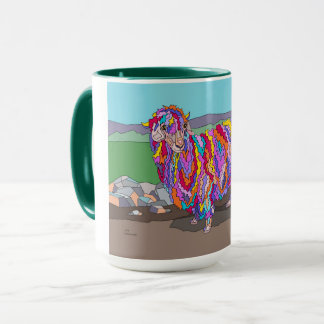 15 oz Tasse, Angora Ram Tasse