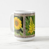 15 oz. Tasse mit Sonnenblumen (Vorderseite Links)