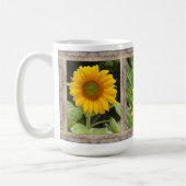 15 oz. Tasse mit Sonnenblumen (Links)