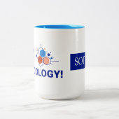 15 oz Zwei-Tone-Tasse - Frag mir über Toxikologie Zweifarbige Tasse (Mittel)