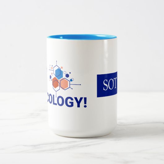 15 oz Zwei-Tone-Tasse - Frag mir über Toxikologie Zweifarbige Tasse (Mittel)