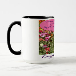 15 oz zwei Töne Tasse. Glückwunsch. ocelot/geni Tasse