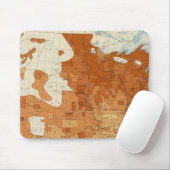 15 Proportion Weiße ausländische Eltern 1890 Mousepad (Mit Mouse)