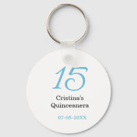 15. Quinceanera-Geburtstag blau schwarz fett Buchs