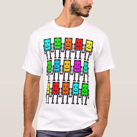 15 Robo Phones T-Shirt (Vorderseite)