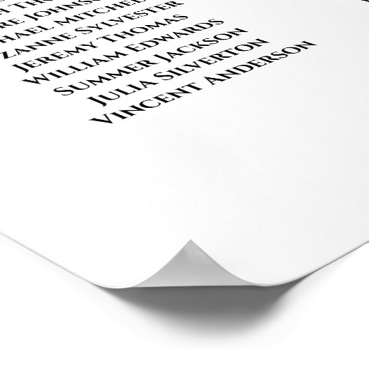 15 Rose mit Blindfarbenpfirsichfarben Hochsitzdiag Poster (Ecke)