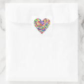 15. September - Internationaler Dot Day Quadratischer Aufkleber (Tasche)