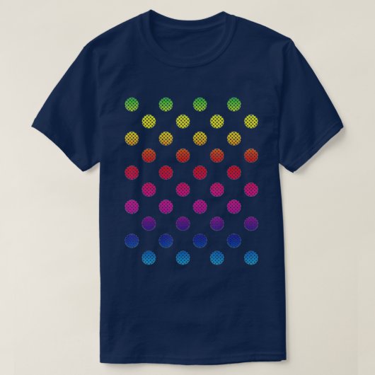 15. September Multicolor Regenbogenpolka do T-Shirt (Design vorne)