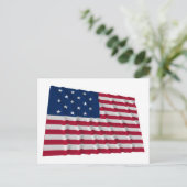 15-Sterne-Flagge Postkarte (Stehend Vorderseite)