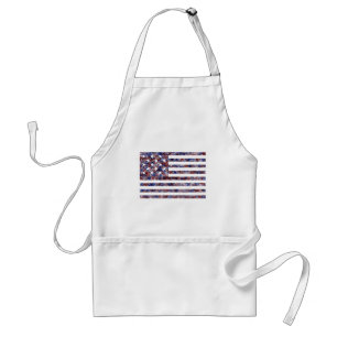15 Sterne US-Flagge Erwachsene Schürze