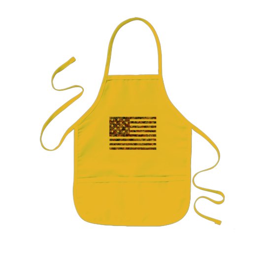 15 Sterne US-Flagge Kinderschürze (Vorne)