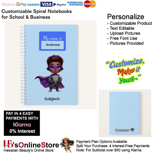 15 Superhelden Jungen Schreibwaren Schüler Notizblock